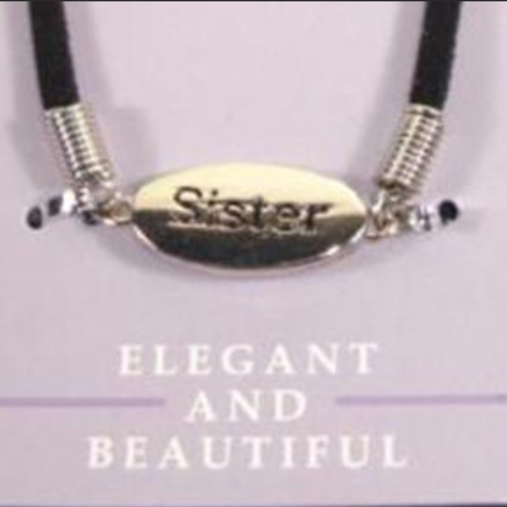 Cute “Sister” Necklaces Brand New 16” Long